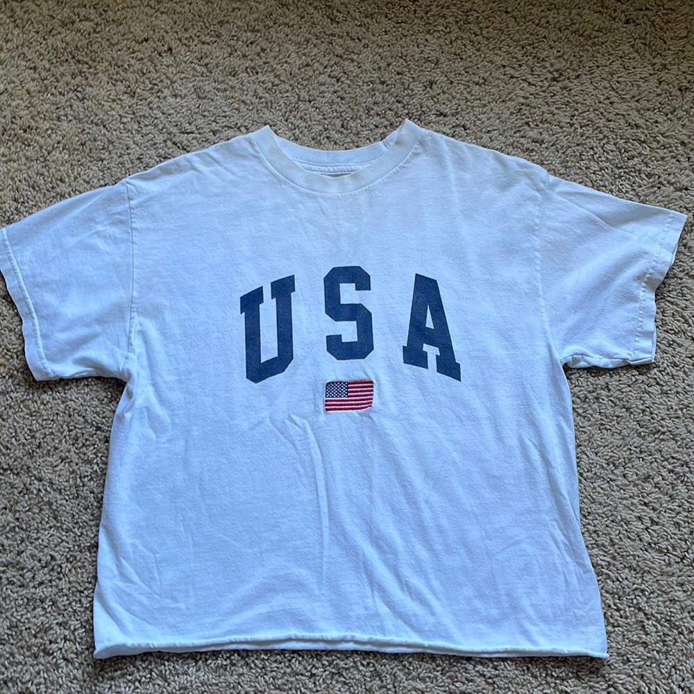 Brandy Melville White USA T-Shirt